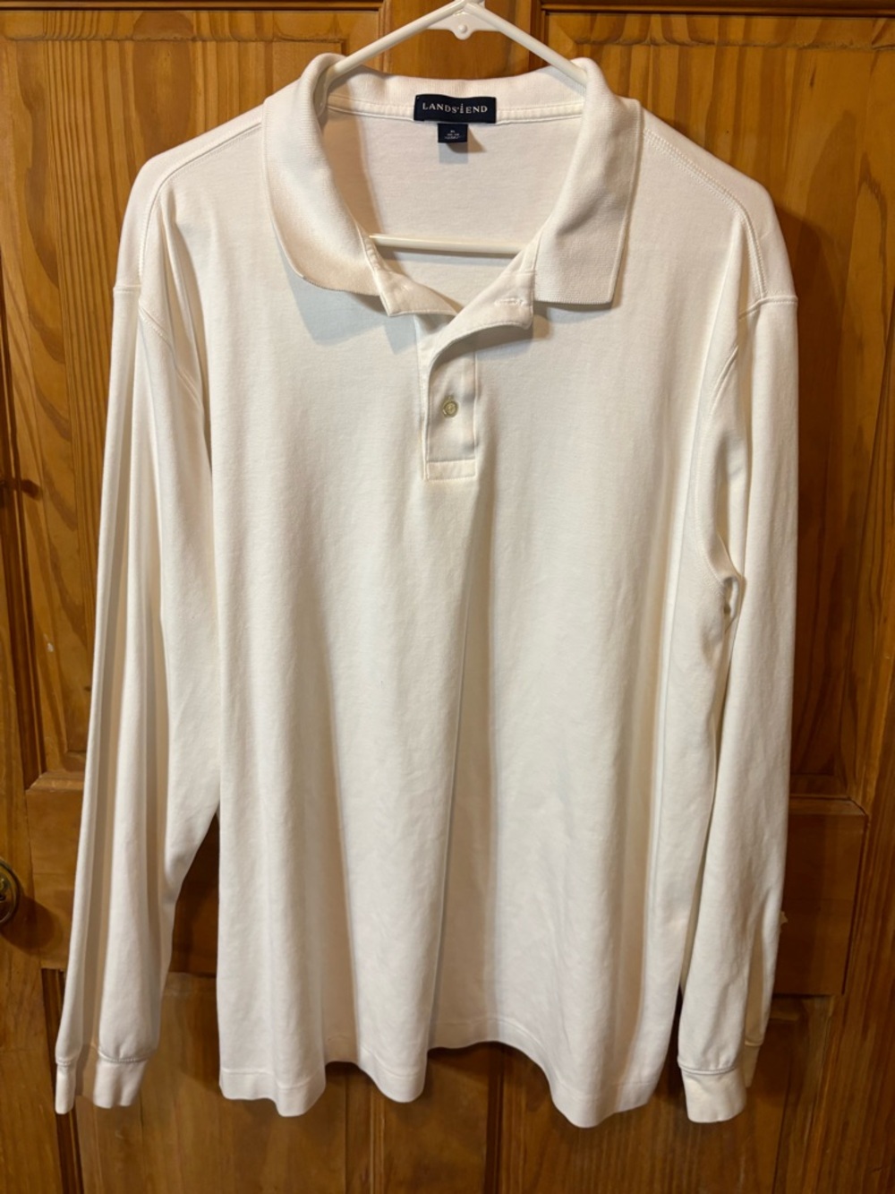 NFS-SOLD-RHONDACOTE1116 
Lands' End Men's Long Sleeve Polo Shirt -